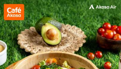 Wholesome bites, sky‑high delights! Enjoy our Yoga Day Special Meal by Café Akasa- a fresh Mille